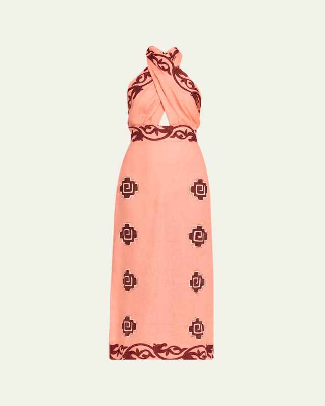 Energetic Patterns Ankle Dress